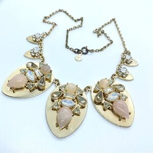 LOFT Statement Necklace Goldtone